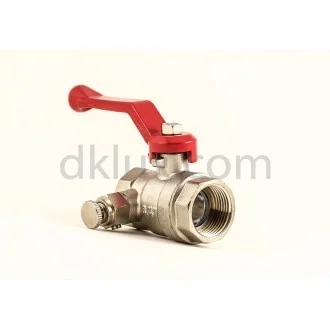 Сферичен кран ЖЖ с ИЗПУСКАТЕЛ 1/2" BEST