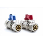 Мини кран с адаптор за PEX тръби Ф16х1/2"Ж