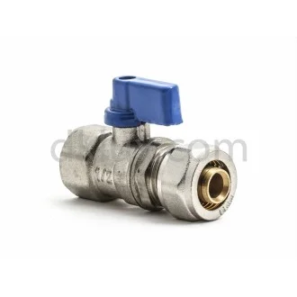 Мини кран с адаптор за PEX тръби Ф16х1/2"Ж Мини кран с адаптор за PEX тръби Ф16х1/2"Ж