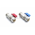 Мини кран с адаптор за PEX тръби Ф20х1/2"М