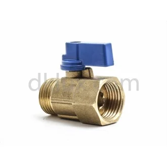 Кран сферичен мини МЖ 1/2" МЕСИНГ Кран сферичен мини МЖ 1/2" МЕСИНГ