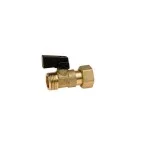 Мини кран МЕСИНГ с ХОЛЕНДРОВА ГАЙКА 1/2"