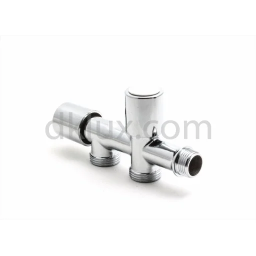 Спирателен кран двоен - за пералня и съдомиялна (Спирателен кран, два извода 3/4", месинг) на цени от 17.99 лв. само в dklux.com