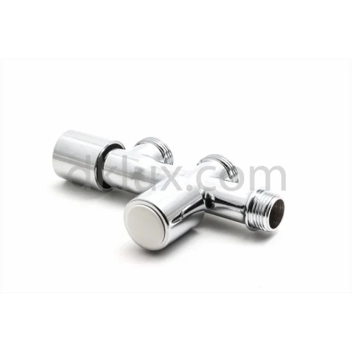 Спирателен кран двоен - за пералня и съдомиялна (Спирателен кран, два извода 3/4", месинг) на цени от 17.99 лв. само в dklux.com