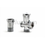 Трипътен спирателен кран с удължител 3/4" за пералня