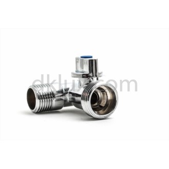 Трипътен кран сферичен 1/2"Мх1/2"Жх3/4"М Трипътен кран сферичен 1/2"Мх1/2"Жх3/4"М