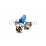 Трипътен кран сферичен FORNARA усилен 1/2"х1/2"х3/4"