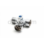 Трипътен кран сферичен 1/2"Мх1/2"Жх3/4"М