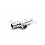 Декоративен ъглов кран FUTURO с керамичен механизъм 1/2"х1/2"
