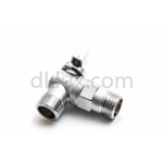 Усилен ъглов кран, сферичен FORNARA 1/2"х1/2"