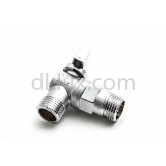 Усилен ъглов кран, сферичен FORNARA 1/2"х3/8"