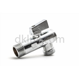 Ъглов кран с ФИЛТЪР, сферичен FORNARA 1/2"х1/2" Ъглов кран с ФИЛТЪР, сферичен FORNARA 1/2"х1/2"