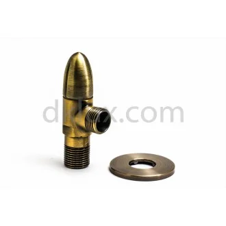 Луксозно ъглово кранче Retro Bronze 1/2" х 1/2" Луксозно ъглово кранче Retro Bronze 1/2" х 1/2"