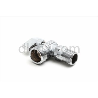 Усилен ъглов кран, сферичен PLUS метална ръкохватка 1/2"х3/8"