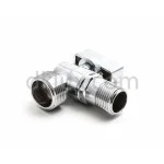 Ъглов кран месинг, сферичен STANDART 1/2"х1/2"