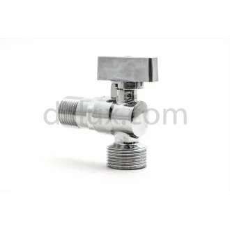 Ъглов кран месинг, сферичен STANDART 1/2"х3/8" Ъглов кран месинг, сферичен STANDART 1/2"х3/8"