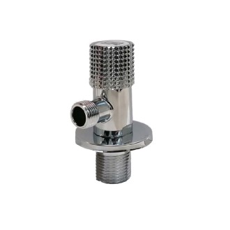 Ъглов кран DIAMANTE с керамичен механизъм 1/2"х3/4" Ъглов кран DIAMANTE с керамичен механизъм 1/2"х3/4"