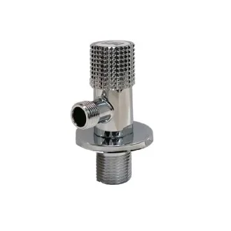 Ъглов кран DIAMANTE с керамичен механизъм 1/2"х1/2" Ъглов кран DIAMANTE с керамичен механизъм 1/2"х1/2"