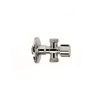 Спирателен кран ВКР двупътен 1/2"х1/2"х1/2"