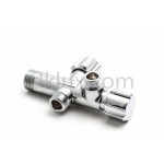 Спирателен вентил - контролно регулиращ (ВКР) двоен 1/2"х3/8"х3/8"