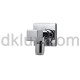 Спирателен вентил (ВКР) ъглов КВАДРАТНА ръкохватка (Ъглов кран ВКР, месинг, метална квадратна ръкохватка) на цени от 25.99 лв. само в dklux.com