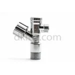 Спирателен вентил (ВКР) ъглов, с почистващ се филтър 1/2"х3/8"