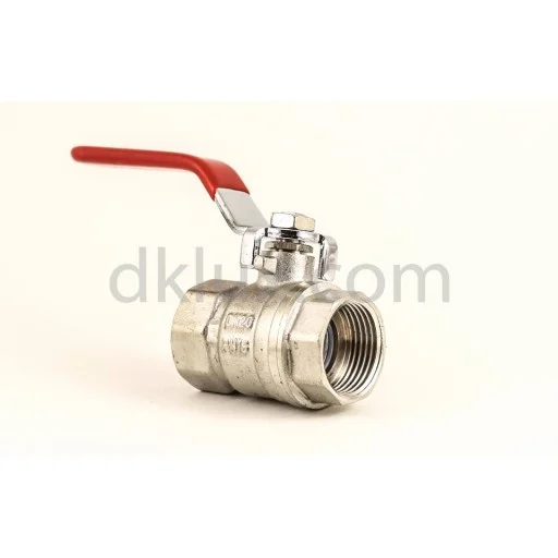 Сферичен кран ЖЖ стоманена ръкохватка 1/2" WELL (Кран, сферичен месинг ЖЖ, стоманена дръжка С.О.) на цени от 3.99 лв. само в dklux.com