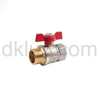 Сферичен кран MЖ 1/2" Т-ръкохватка WELL Сферичен кран MЖ 1/2" Т-ръкохватка WELL