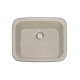 Квадратна кухненска мивка за вграждане в плот 1001 (Квадратна кухненска мивка за вграждане модел 1001 полимермрамор) на цени от 109.99 лв. само в dklux.com
