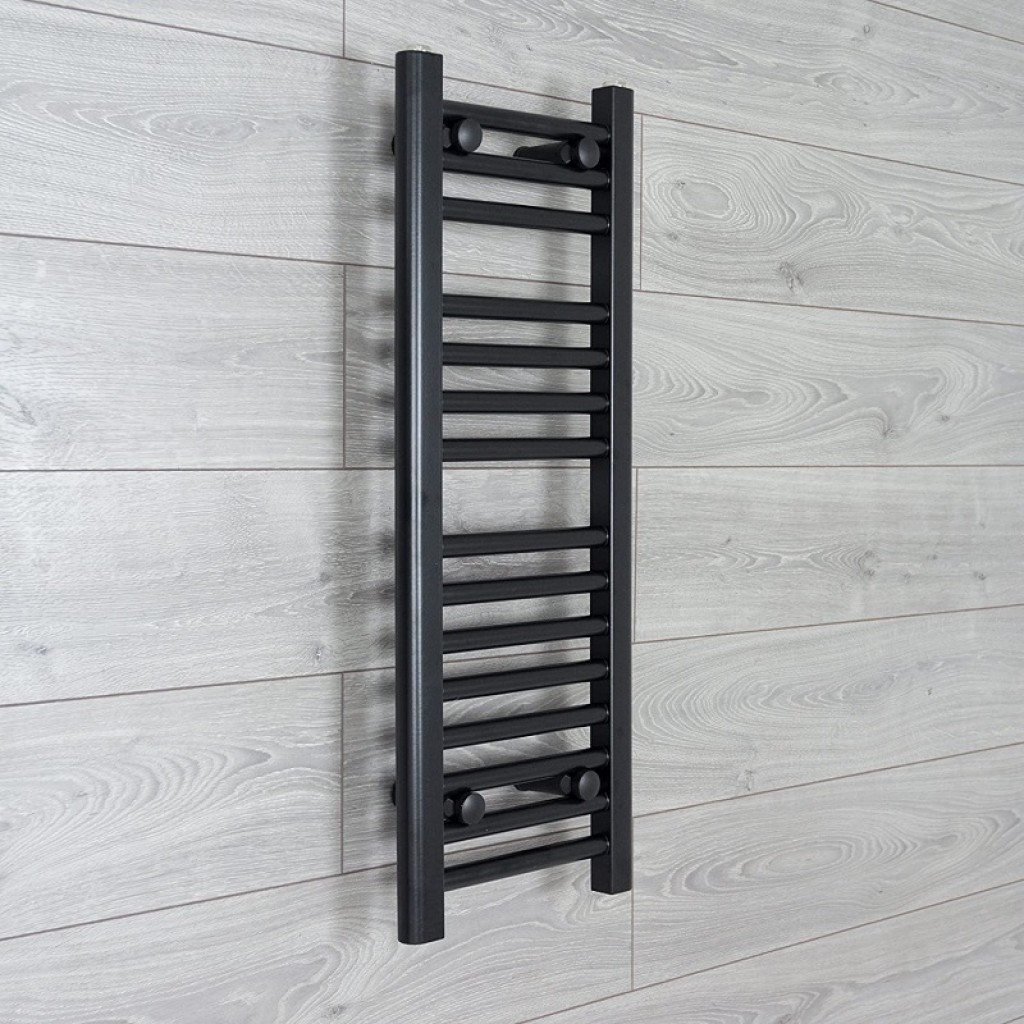 Алуминиева лира за баня ЧЕРНА 400x1400 ANTHRACITE. Гаранция и топ цена