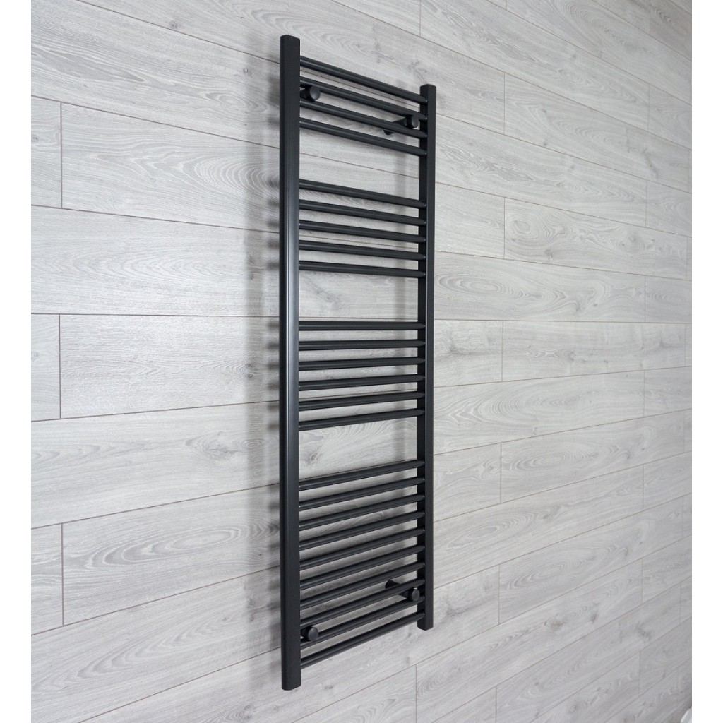 Алуминиева лира за баня ЧЕРНА 500x1200 ANTHRACITE. Гаранция и топ цена