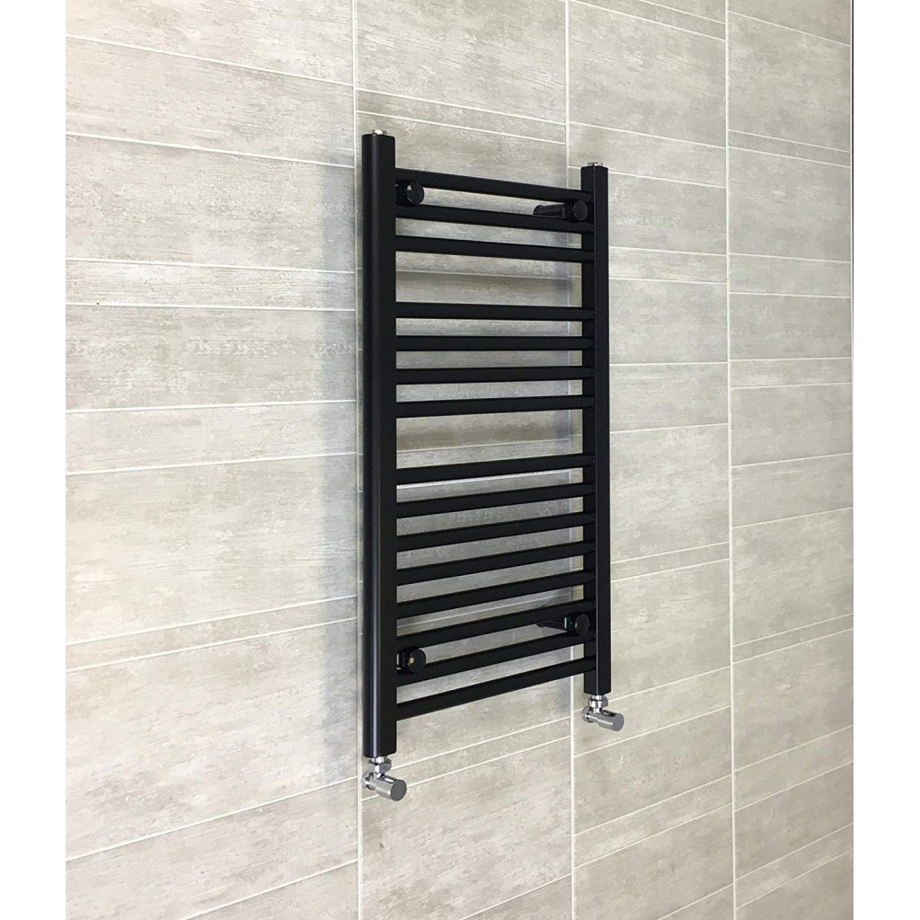 Алуминиева лира за баня ЧЕРНА 440x1200 ANTHRACITE. Гаранция и топ цена