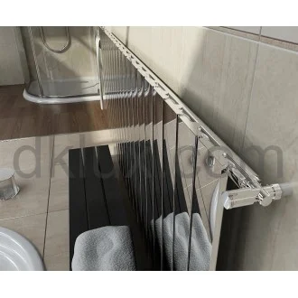 Дизайнерски радиатор за баня DELTA 600х810 ХРОМ