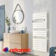 Дизайнерска електрическа лира за баня ADELIS 500W, 570х1030mm, Бяла Дизайнерска електрическа лира за баня ADELIS 500W, 570х1030mm, Бяла