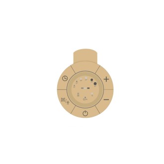 Електрическа лира за баня E-CORALITE 500W, 500х1200mm, цвят БРОНЗ