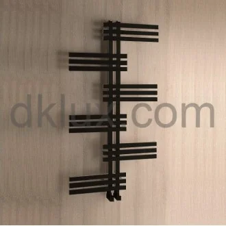 Дизайнерска лира за баня SQUARE LINE 500х1200 ЧЕРНА