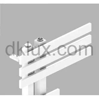 Дизайнерска лира за баня SQUARE LINE 500х1200 БЯЛА