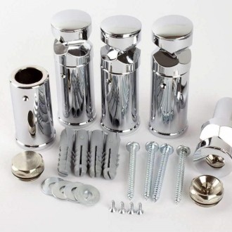 Комплект аксесоари за лира за баня ХРОМ Комплект аксесоари за лира за баня ХРОМ