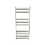 Алуминиева лира за баня с ПЛОСЪК дизайн MODERN 400(360)х1200