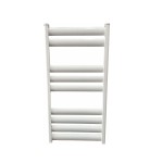 Алуминиева лира за баня с ПЛОСЪК дизайн MODERN 500(460)х1400