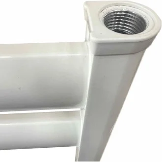 Алуминиева лира за баня с ПЛОСЪК дизайн MODERN 400(360)x900