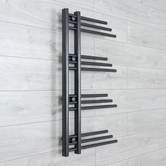 Дизайнерска лира за баня NERISSA 500х1200 ЧЕРНА Дизайнерска лира за баня NERISSA 500х1200 ЧЕРНА