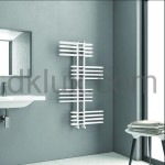 Дизайнерска лира за баня OVALE 500х1200 БЯЛА