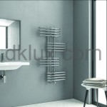 Дизайнерска лира за баня OVALE 500х1200 ХРОМ