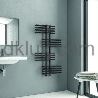 Дизайнерска лира за баня OVALE 500х1200 ЧЕРЕН МАТ Дизайнерска лира за баня OVALE 500х1200 ЧЕРЕН МАТ