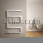 Дизайнерска лира за баня SERPENT 500x710 БЯЛА