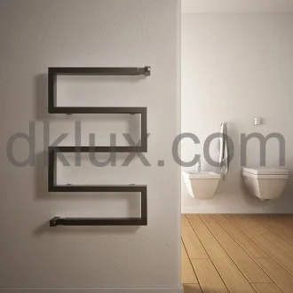 Дизайнерска лира за баня SERPENT 500x710 ЧЕРНА Дизайнерска лира за баня SERPENT 500x710 ЧЕРНА