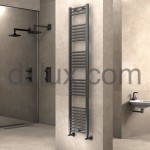 Стоманена лира за баня СИВ АНТРАЦИТ 400(360)х1800