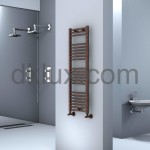 Стоманена лира за баня ДЪРВО ЕФЕКТ 400(360)х1200