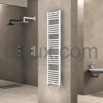 Стоманена лира за баня БЯЛ ЦВЯТ 400(360)х1600